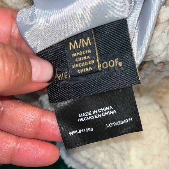 Weatherproof Women's Reversible Ultra Cozy Plush Fleece Plaid Jacket size Medium - Picture 6 of 8